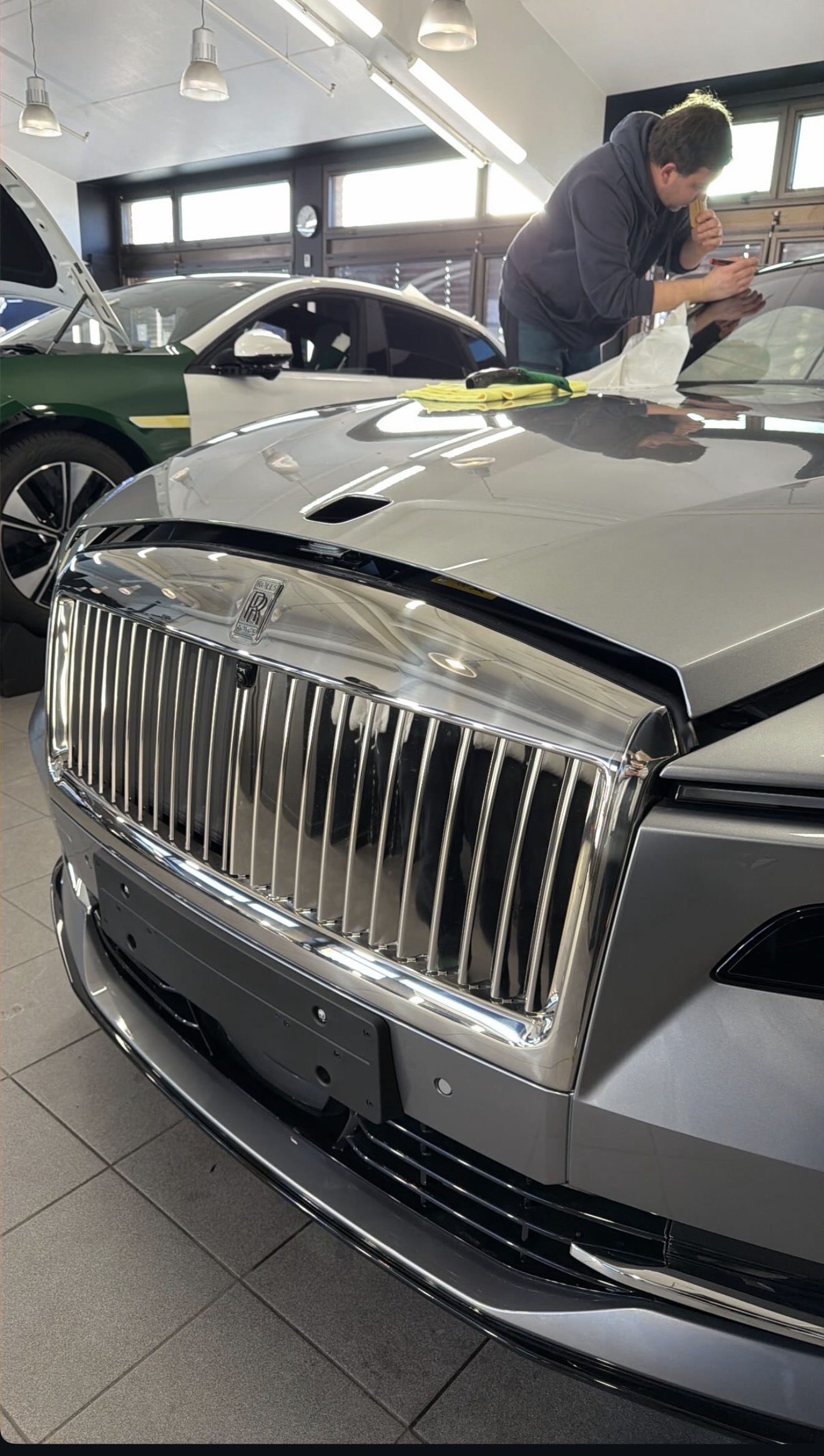 Rolls-Royce beskyttet med lakkbeskyttelsesfilm (PPF) hos Nordisk Bilpleie